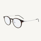 Marion featherlight titanium and wood eyeglasses — modern and stylish, featuring a unique blend of natural wood accents and ultra-light titanium frames. Perfect for comfort and elegance.