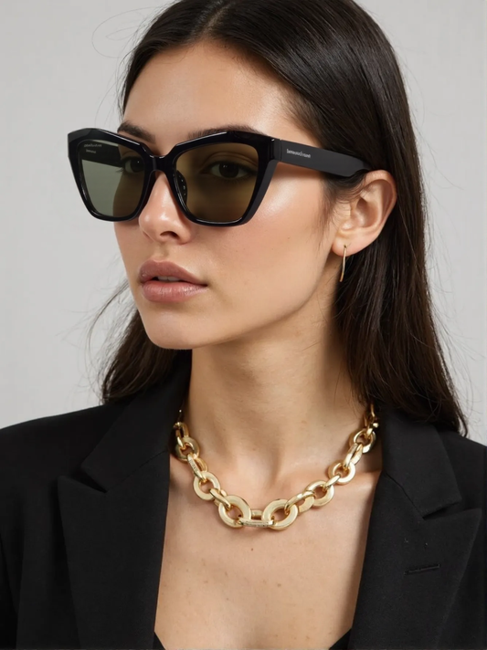 Balenciaga BB0273SA-001 Sunglasses – Unisex Black Butterfly Frame