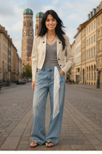 "Roman Story" Stand Collar Suit Sheepskin Leather Short Jacket ..