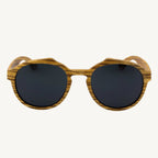 Cortez wood and metal sunglasses — stylish and durable, featuring a sleek combination of natural wood accents and metallic frames. Perfect for a modern, sophisticated look.