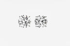 1 carat total weight IGI-certified lab grown round diamond stud earrings in 14k white gold — classic, ethical, and brilliant sparkle.