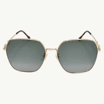 Gucci GG0882SA-001 Women’s Sunglasses – Gold Frame, Gray Lenses