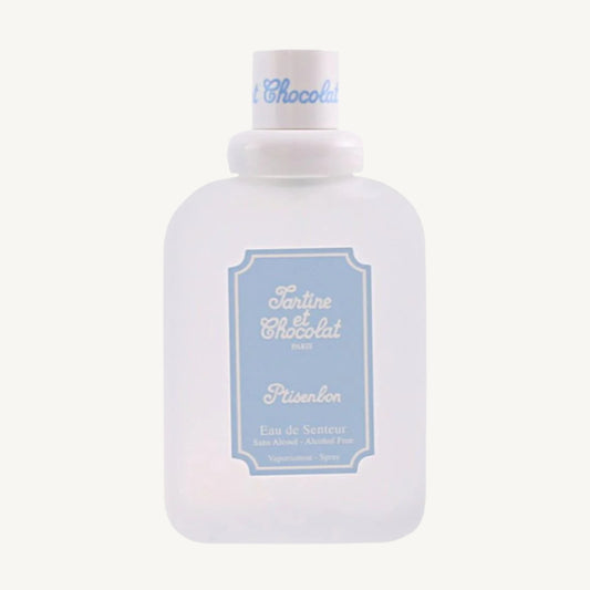 "Givenchy Tartine et Chocolat Ptisenbon Eau de Senteur 3.3 oz – soft pastel bottle with a light, alcohol-free fragrance, perfect for babies and young children."