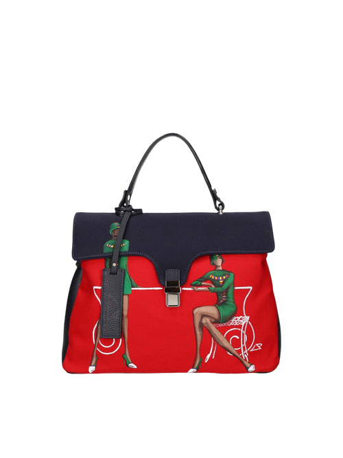  Hand-painted designer handbag featuring artistic Italian-inspired details, blending fine art with elegant, functional fashion.