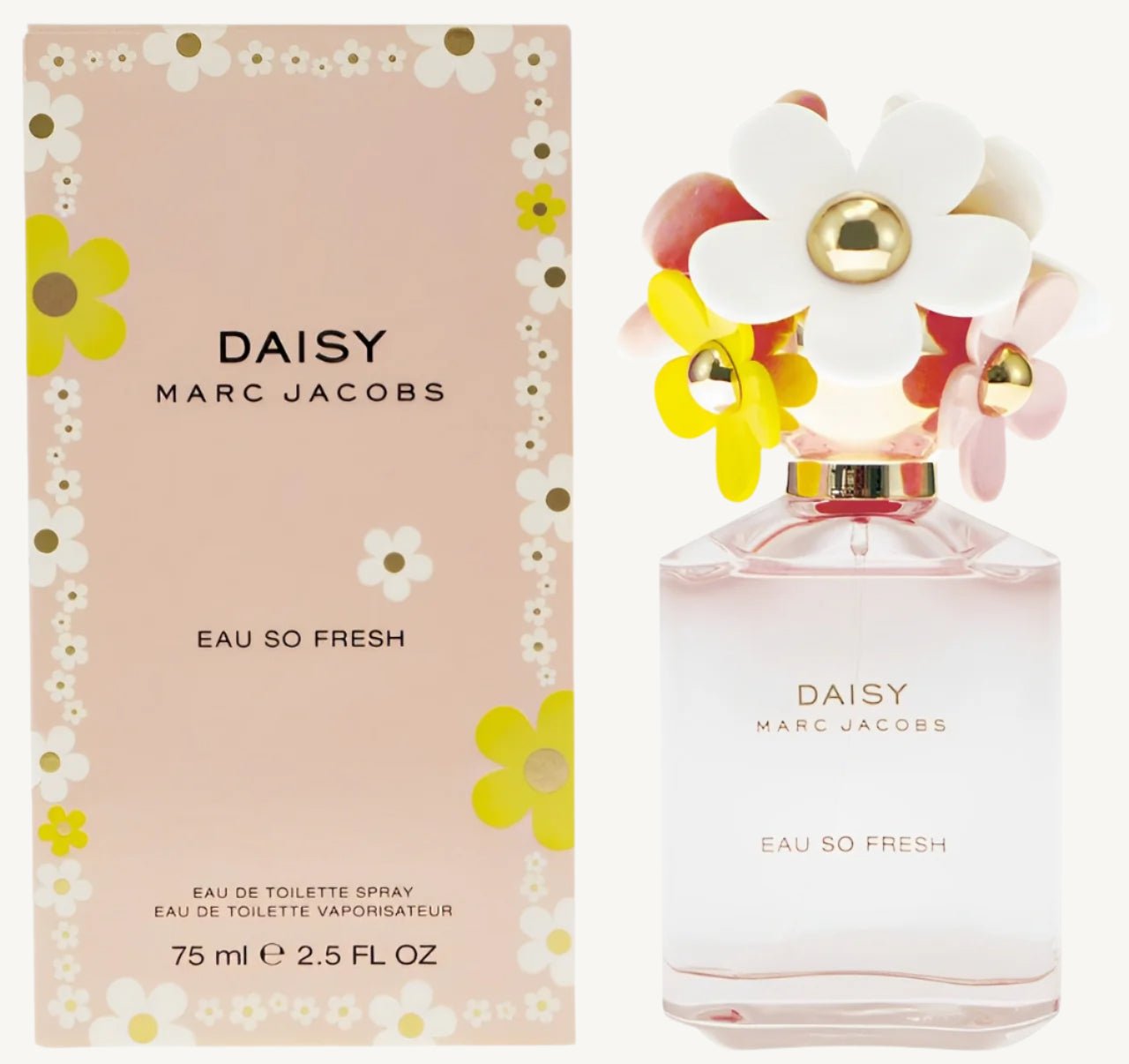 Marc Jacobs Daisy Eau So Fresh Glow 2024 limited-edition bottle — a luminous fruity-floral fragrance celebrating youthful femininity and playful charm.