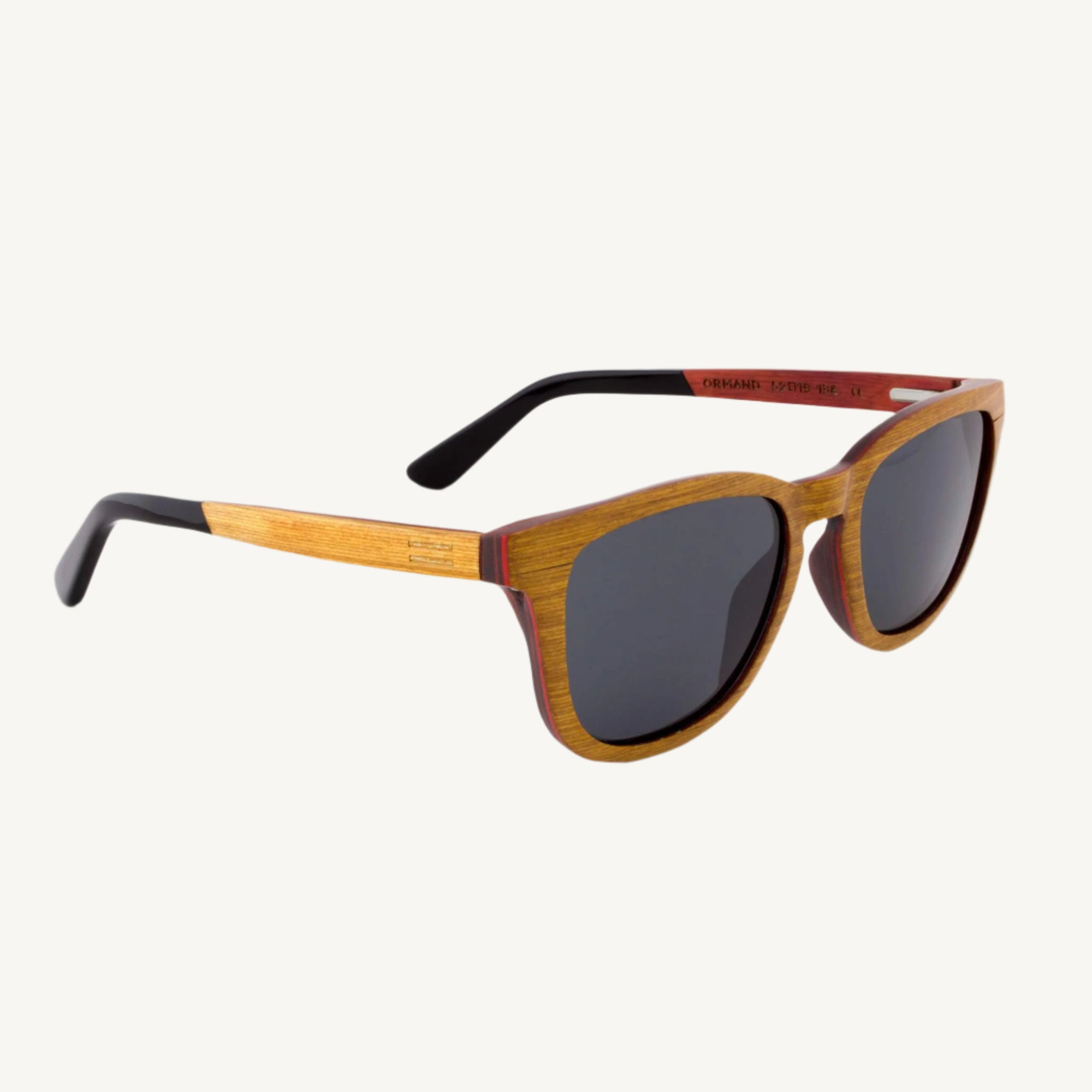 Ormand wood sunglasses — crafted from natural wood, offering a stylish, lightweight, and eco-friendly design. Perfect for a bold and earthy look that stands out.