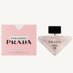 "Prada Paradoxe Virtual Flower 3 oz Eau de Parfum Spray for women – a vibrant floral-amber fragrance with neroli, jasmine, musk, and soft green accords, blending digital imagination with natural elegance."