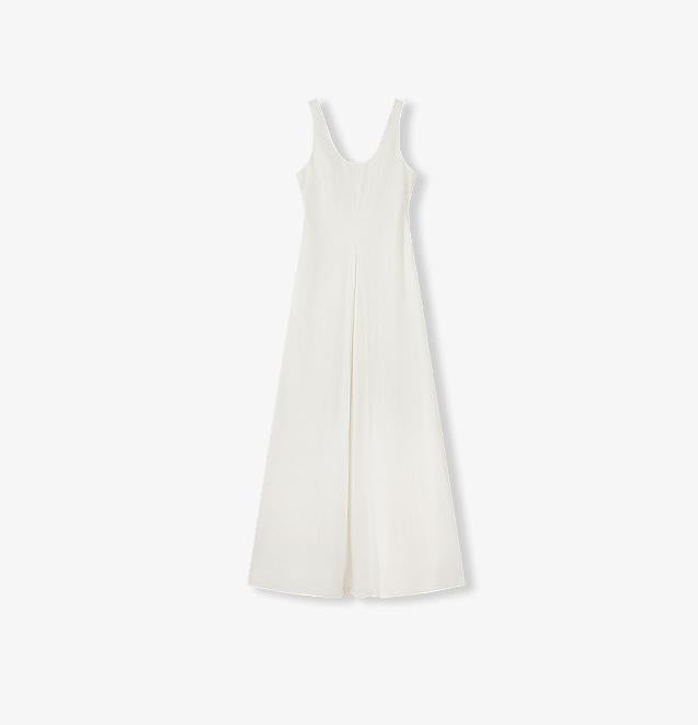 White dress on a white background