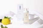 "Luce di Sorrento Sublime Lux Essence Face Lotion 100ml – concentrated brightening essence with LemonLight® enzymatic lemon extract, 5 types of hyaluronic acid, vitamin C, and probiotics, designed to hydrate, illuminate, and strengthen the skin barrier."