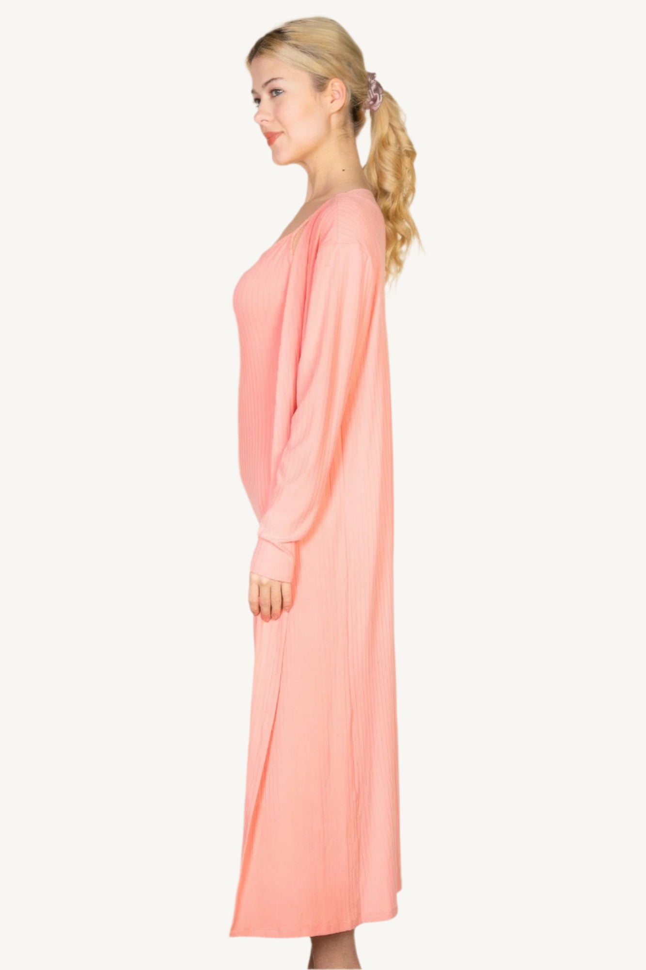 "Ribbed cardigan and cami midi bodycon dress set – soft, stretchy knit fabric for a flattering and comfortable all-day fit."
