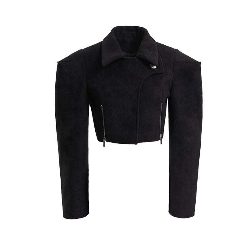 Black jacket on a white background