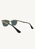 V2 Titanium Clubmasters sunglasses with 24K gold-plated frame — sleek, lightweight, and timelessly stylish, available now for pre-order.