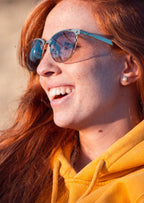 V2 Titanium Clubmasters sunglasses with 24K gold-plated frame — sleek, lightweight, and timelessly stylish, available now for pre-order.
