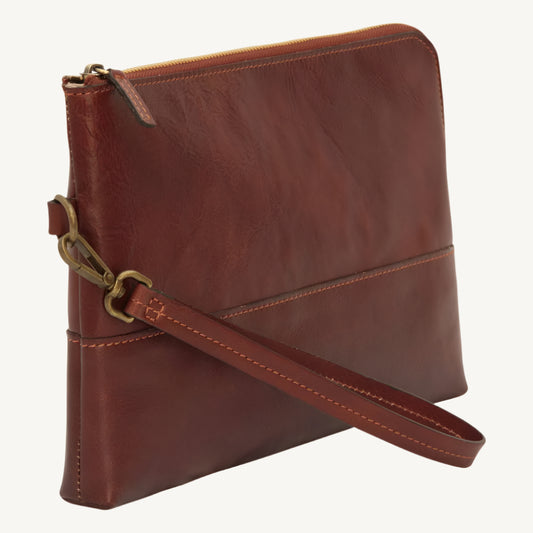 Full-Grain Calfskin Document Case – Brown