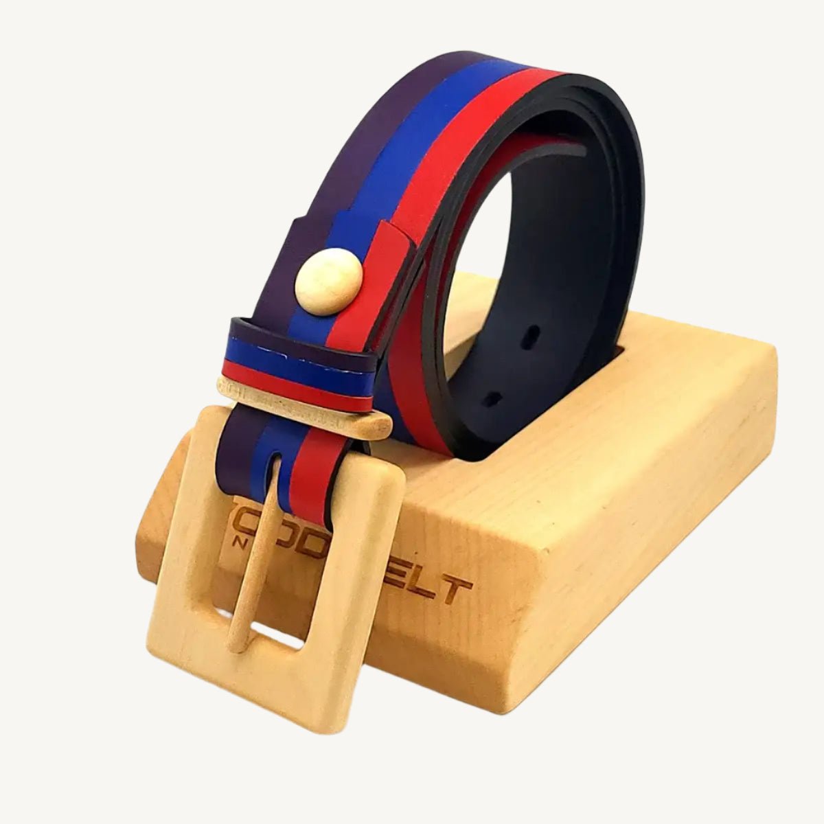 Luxury women's leather wood belt "Guilin Gentle 353" — crafted from premium leather with a natural wood accent, combining refined elegance with a touch of nature for a sophisticated, unique look.