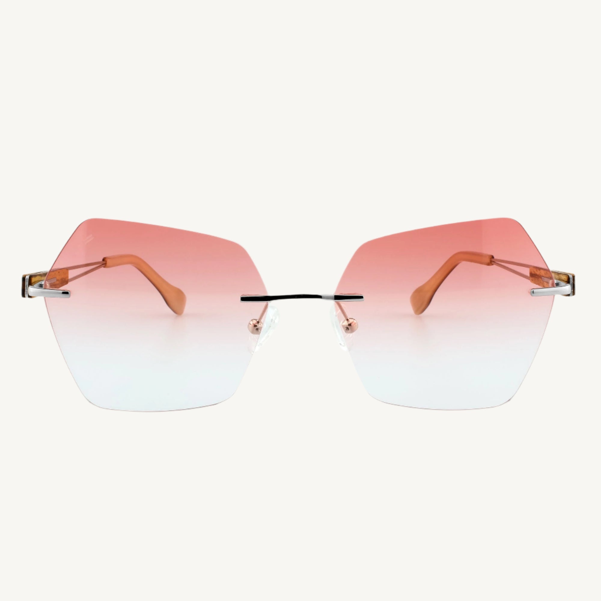 Cocoa metal and wood sunglasses — modern, stylish, and durable, featuring a unique combination of sleek metal frames and natural wood accents. Perfect for a chic and contemporary look.