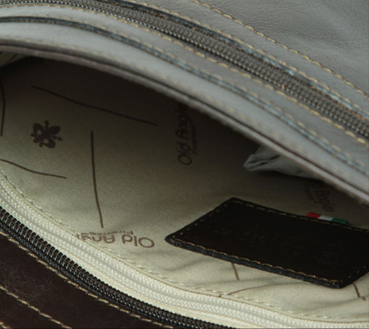 Full Grain Leather Crossbody Bag – Dark Brown