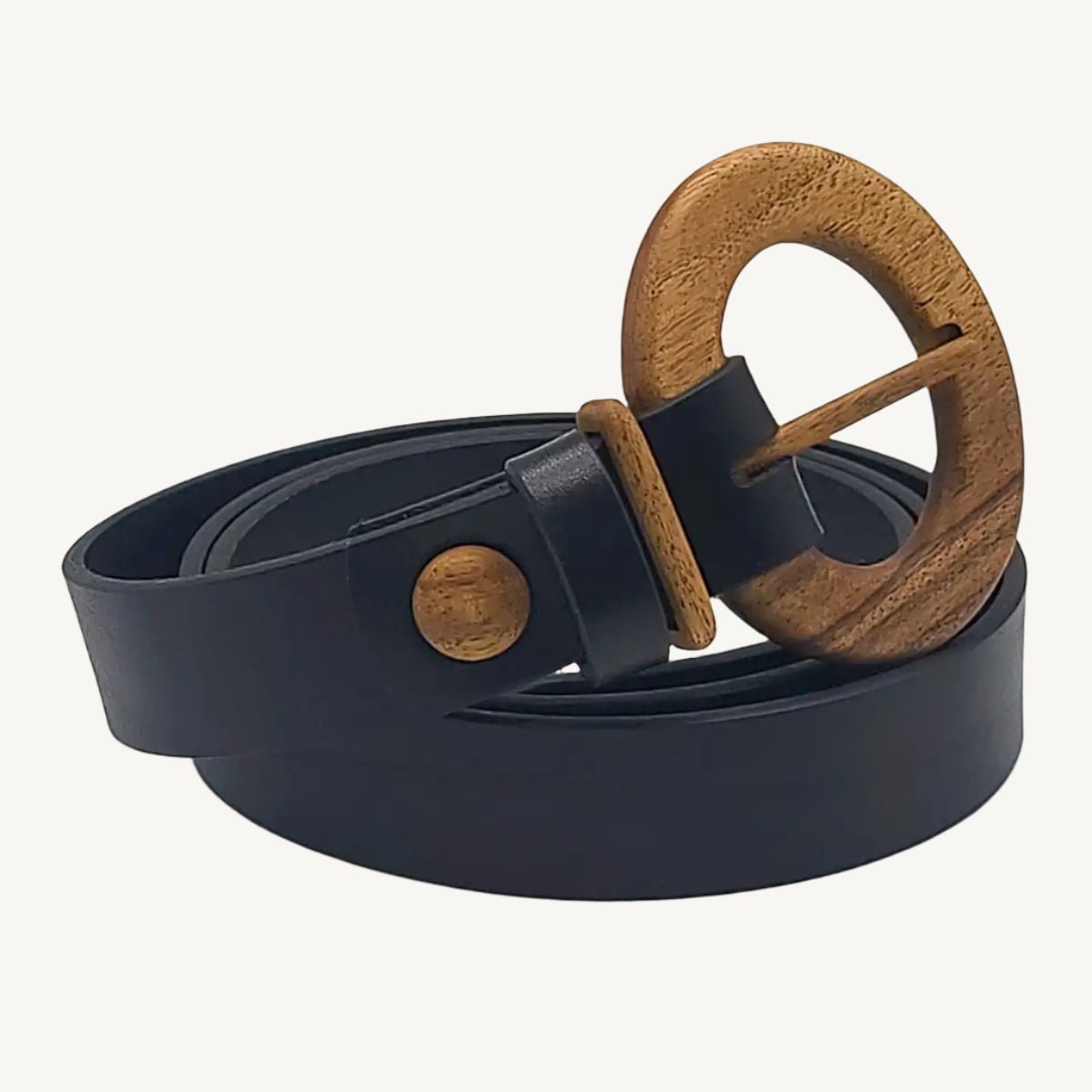 Luxury women's leather wood belt "Fuji Happiness 306" — crafted from premium leather with a natural wood accent, blending timeless elegance with a touch of nature. Sophisticated and stylish for any occasion.