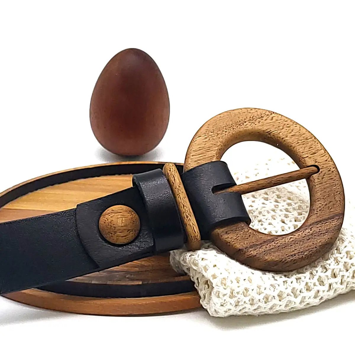 Luxury women's leather wood belt "Fuji Happiness 306" — crafted from premium leather with a natural wood accent, blending timeless elegance with a touch of nature. Sophisticated and stylish for any occasion.