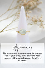 18 Karats Natural Crystals Hand Wired Solitaire Ring