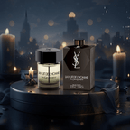 "YSL La Nuit de L'Homme 3.4 oz Eau de Toilette Spray for Men, seductive and masculine fragrance."