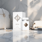 "Initio Parfums Privés Rehab 3.04 oz Extrait de Parfum spray – luxurious, woody-aromatic niche fragrance in a sleek matte black bottle."