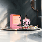 "Paco Rabanne Olympea Flora 1.7 oz Eau de Parfum Spray – a captivating floral-oriental scent with notes of pink pepper, blackcurrant, rose, vanilla, and salty amber, expressing bold femininity and sensuality in a compact size."
