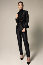 Women's black blazer/suit — sleek, professional, and versatile, designed for a tailored fit and elegant silhouette. Perfect for office wear, formal events, or smart-casual occasions.