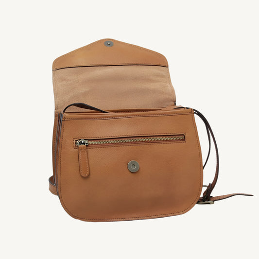Full Grain Calfskin Shoulder Bag – Brown Colonial