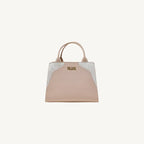 "Alviero Martini Prima Classe pink printed women's handbag with shoulder strap, spring/summer collection."