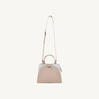 "Alviero Martini Prima Classe pink printed women's handbag with shoulder strap, spring/summer collection."