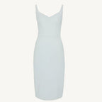 "Green Elisabetta Franchi women's dress with sweetheart neckline, straps, and zip fastening – perfect for spring/summer events."