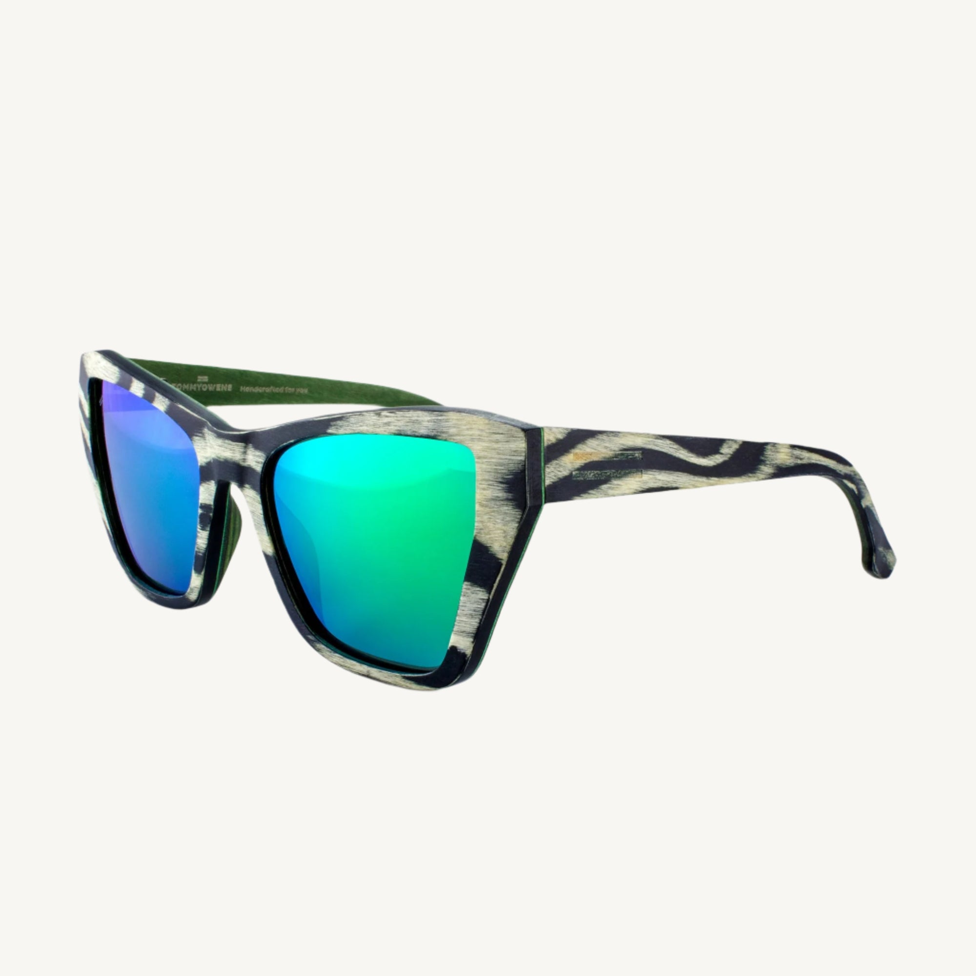 Noma eyeglasses — bold and stylish with an oversized cat-eye shape, beveled face front, and tall brow. Designed to make a statement and stand out from the crowd.