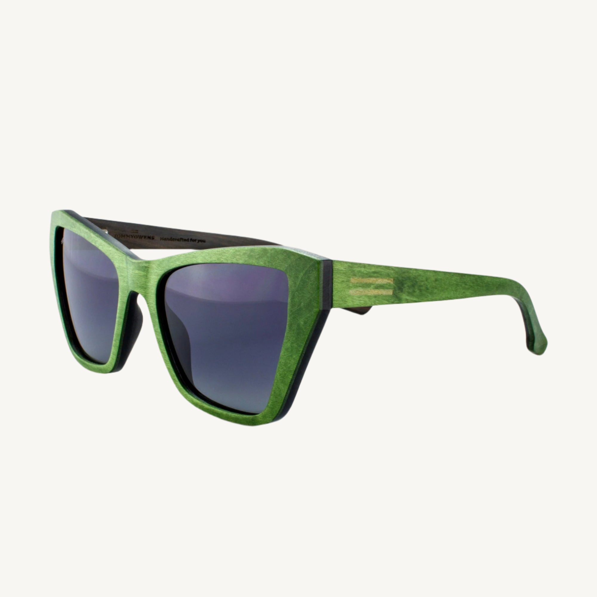 Noma eyeglasses — bold and stylish with an oversized cat-eye shape, beveled face front, and tall brow. Designed to make a statement and stand out from the crowd.