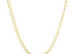 14K Two-Tone Gold Pave Curb Chain – 3.60 mm ..