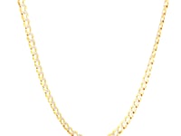 14K Two-Tone Gold Pave Curb Chain – 3.60 mm ..