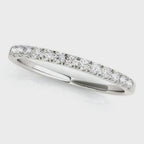 14K White Gold Timeless Diamond Wedding Ring (1/5 cttw) – A classic and elegant wedding band featuring diamonds set in 14K white gold, with a total carat weight of 1/5 cttw, offering a perfect balance of simplicity and sophistication.